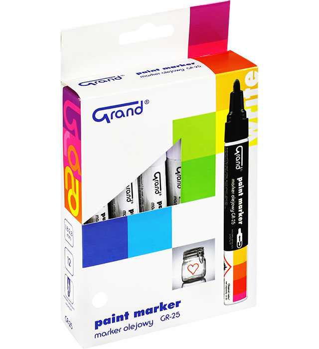 Marker olejowy gr-25 biały