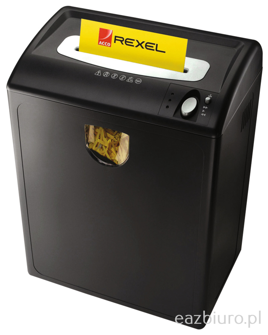 Niszczarka Rexel p180cd, paski, p-2, 11 kart., 35l, karty kredytowe/cd, czarna