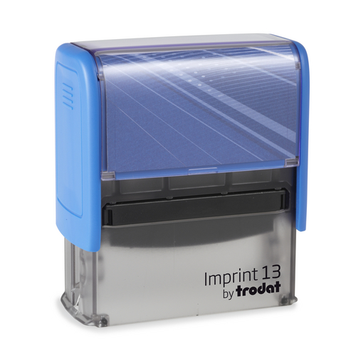 Pieczątka Trodat 8913 imprint niebieska obudowa + poduszka + gumka | eazbiuro.pl | Kup w sekundę!