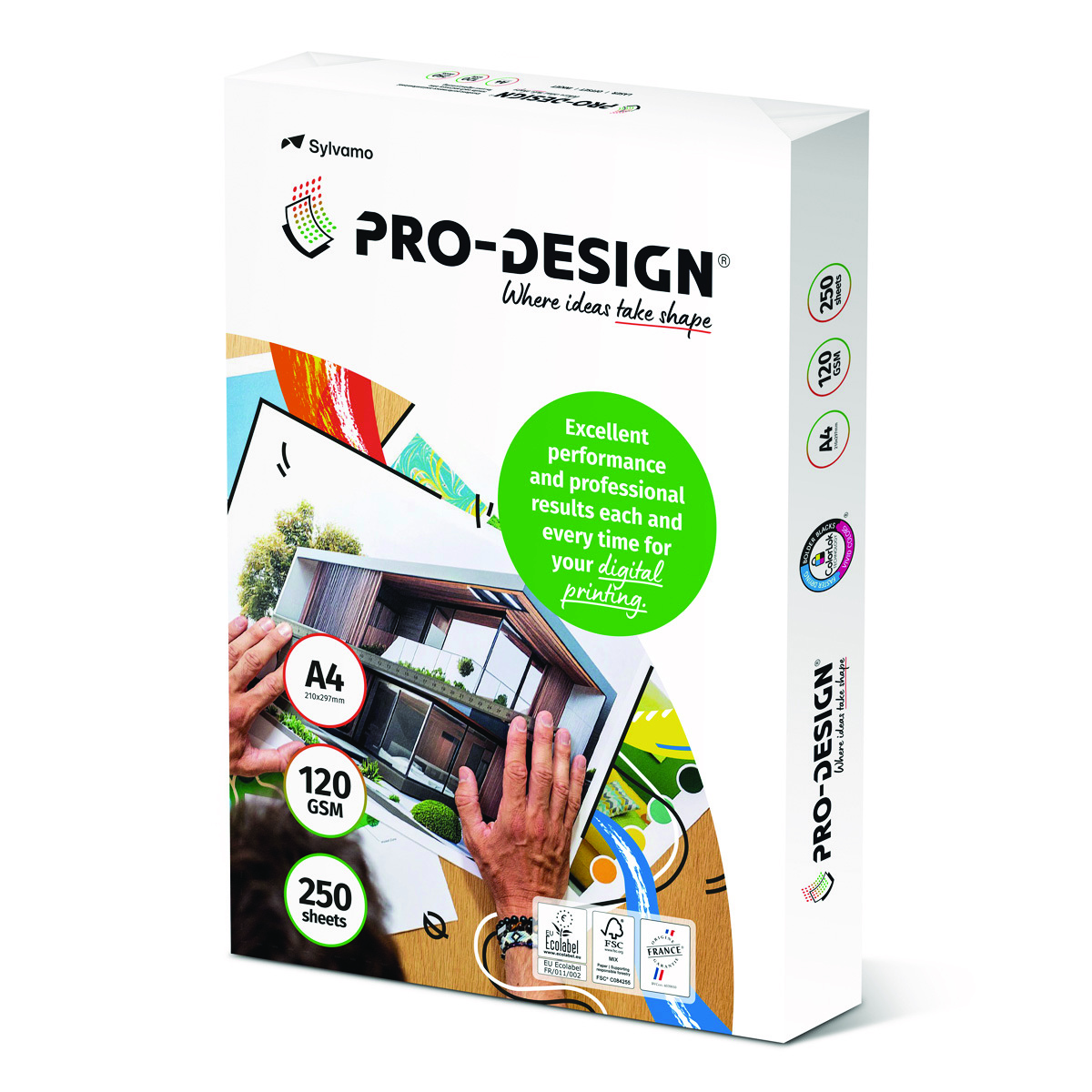 Papier ksero pro-design fsc, satynowany, klasa a++, A4, 168cie, 120gsm, 250 ark. Papier ksero pro-design fsc, satynowany, klasa a++, A4, 168cie, 120gsm, 250 ark.