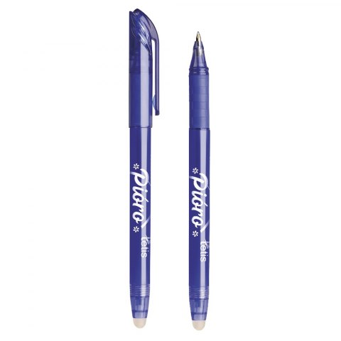 Pióro kulkowe wymazywalne 0,5 mm niebieski Tetis | eazbiuro.pl | Wybierz najlepsze!