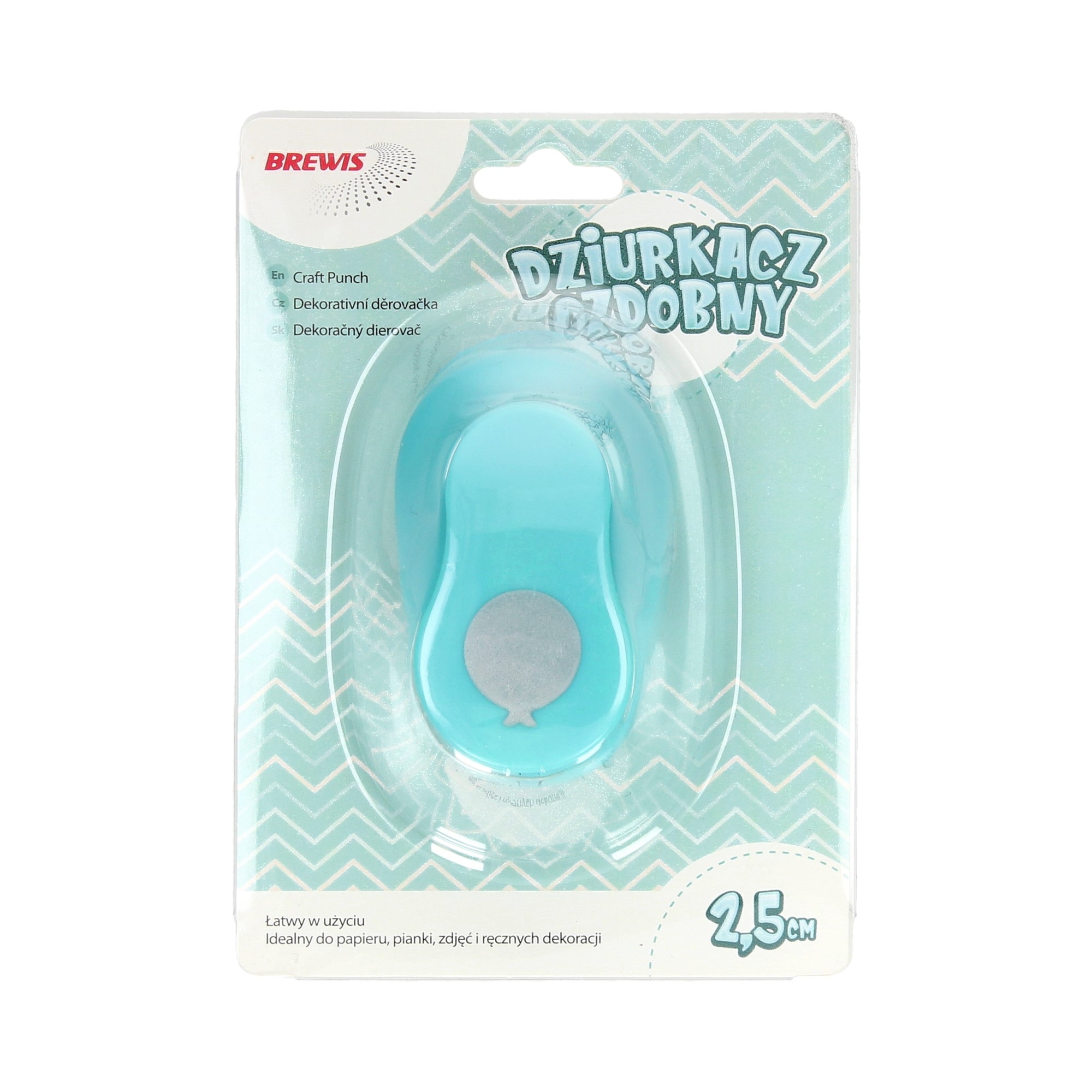 Dziurkacz ozdobny 2,5 cm balon | eazbiuro.pl | Zamów szybko!