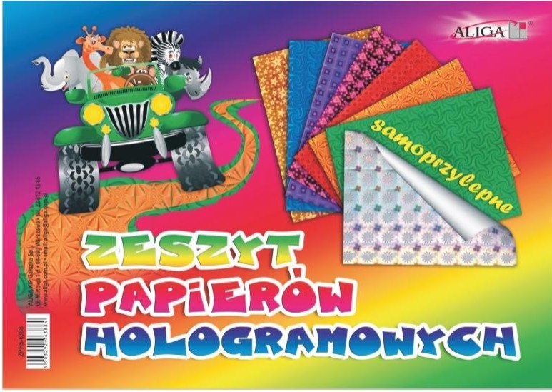 Zeszyt papierów hologramowych samoprzylepny B5 | eazbiuro.pl | Kup skutecznie!