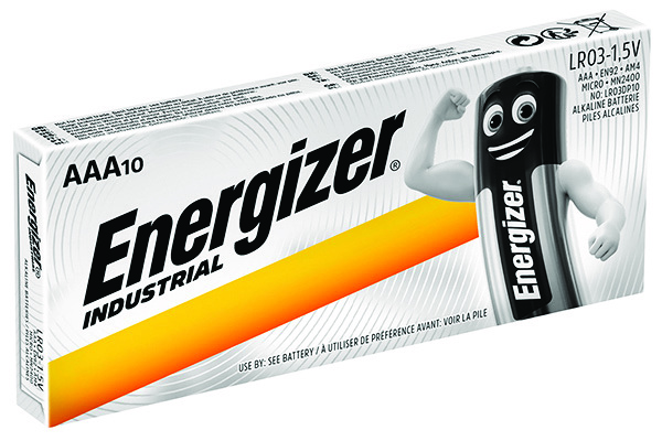 Bateria Energizer industrial, aaa, lr03, 1,5v, 10 sztuk