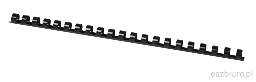 Grzbiety do bindowania Office Products, A4, 12mm (95 kartek), 100 sztuk, czarne Grzbiety do bindowania Office Products, A4, 12mm (95 kartek), 100 sztuk, czarne