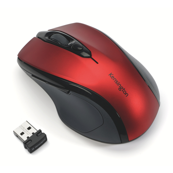 Mysz bezprzewodowa Kensington pro fit® - rubinowa czerwień