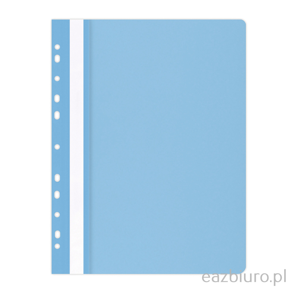 Skoroszyt Office Products, pp, A4, miękki, 100 170mikr., wpinany, jasnoniebieski | eazbiuro.pl | Zamów szybko!