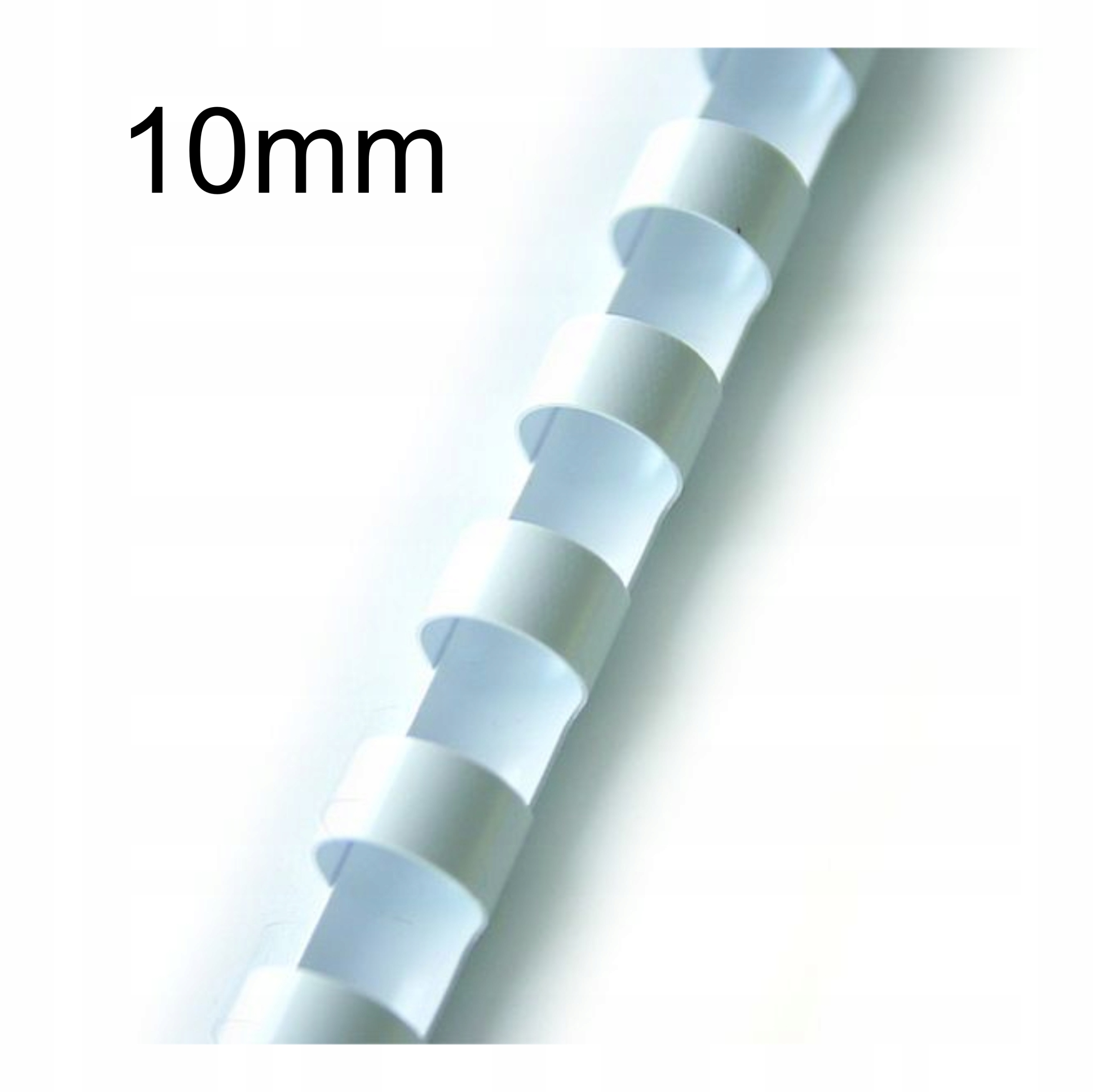 Grzbiety Plastikowe 10mm/100szt białe Opus Grzbiety Plastikowe 10mm/100szt białe Opus
