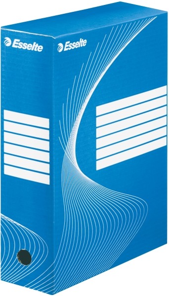 Pudełka archiwizacyjne boxy 100 mm, pojemność 1000 kartek, niebieski - pojemnik do archiwizacji Pudełka archiwizacyjne boxy 100 mm, pojemność 1000 kartek, niebieski - pojemnik do archiwizacji
