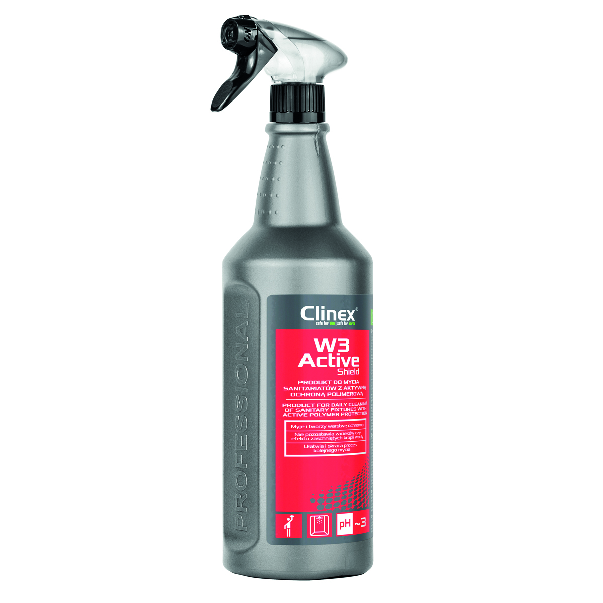 Clinex w3 active shield 77-708 preparat do mycia powierzchni kwasoodpornych 1l