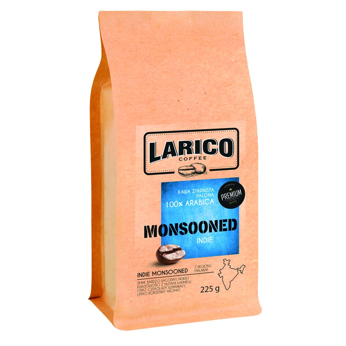 Kawa Larico monsooned, ziarnista, 225g
