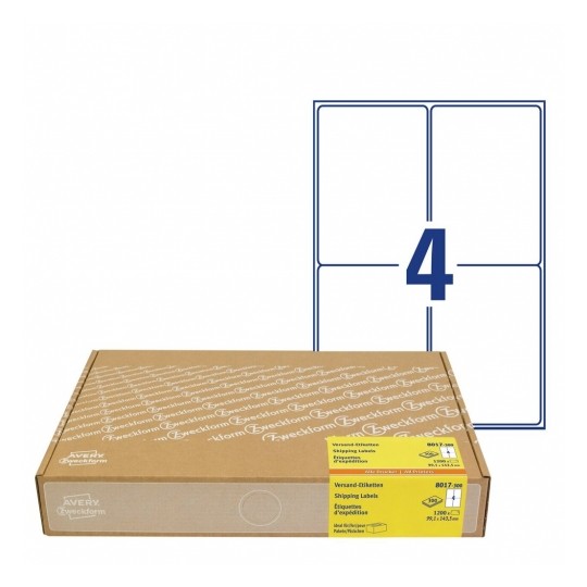 Etykiety zf-8017 99,1x139 wysyłkowe zestaw 300 sztuk | eazbiuro.pl | Skorzystaj z rabatu!