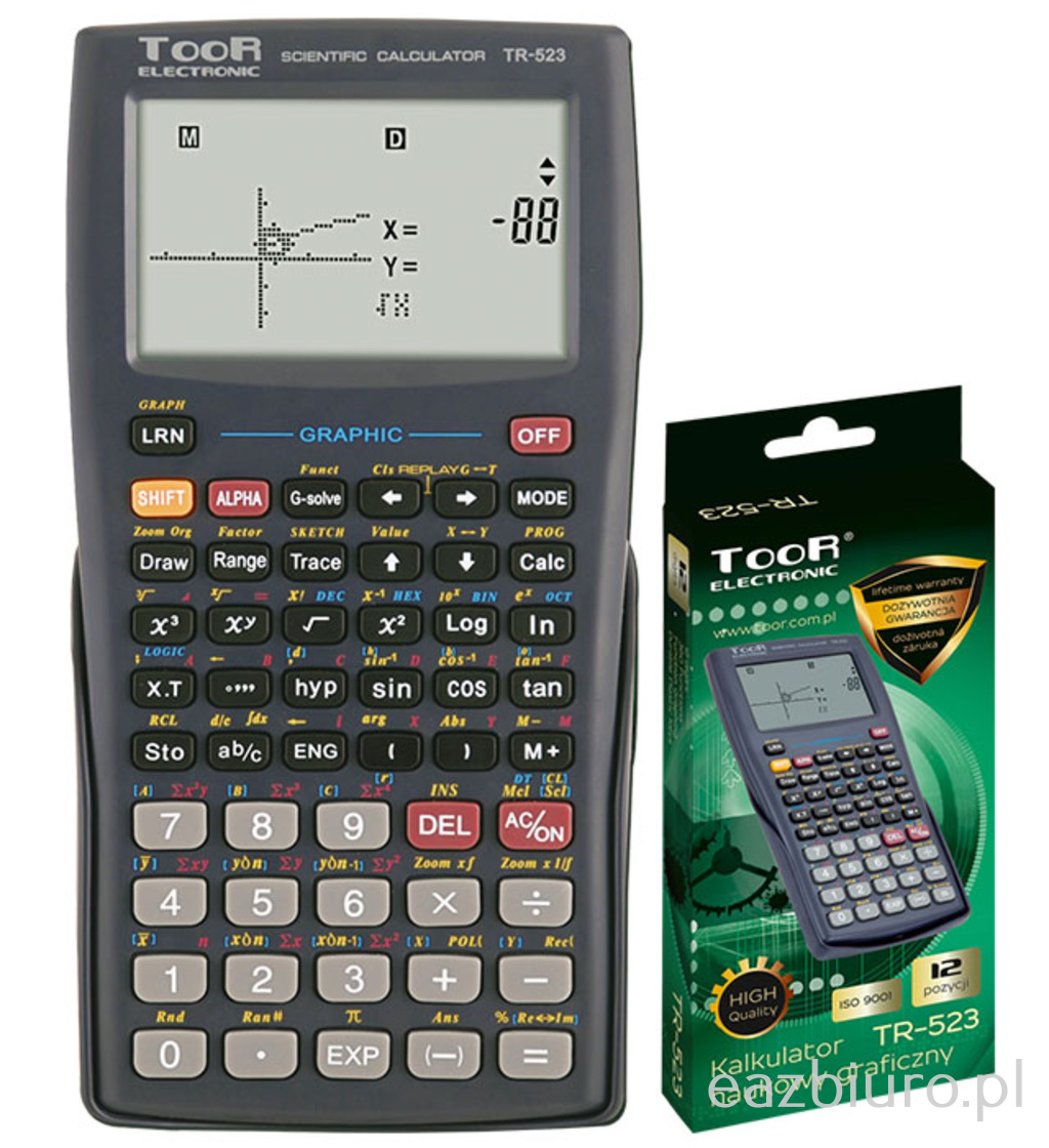 Kalkulator toor tr-523 graficzny naukowy | eazbiuro.pl | Nie czekaj!