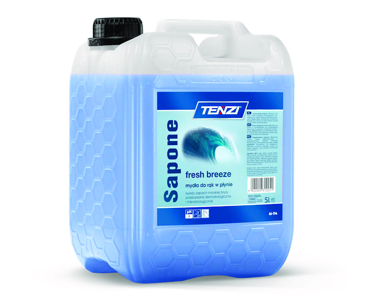 Delikatne mydło w płynie Tenzi zapach morska bryza Sapone Fresh Breeze 5l Delikatne mydło w płynie Tenzi zapach morska bryza Sapone Fresh Breeze 5l