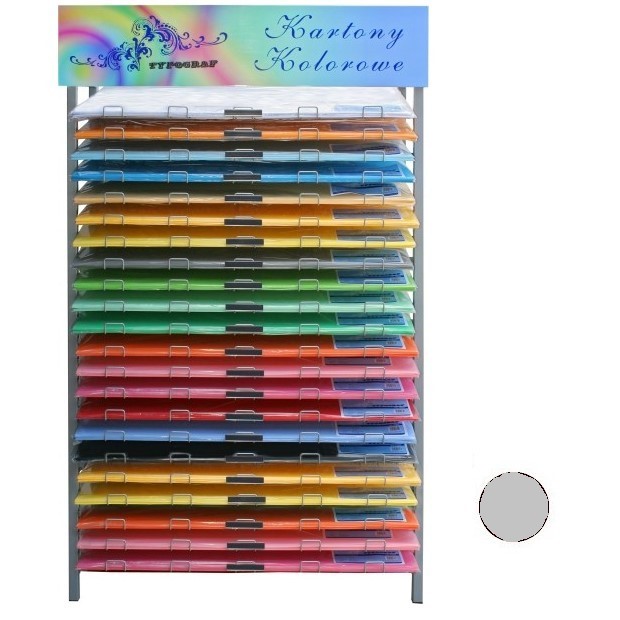 Karton kolorowy Typograf B1 230 g/m2 szary | eazbiuro.pl | Wybierz i kup!