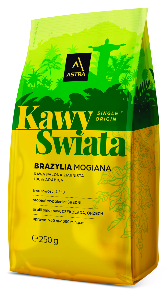 Kawa ASTRA Brazylia, ziarnista, 250g Kawa ASTRA Brazylia, ziarnista, 250g