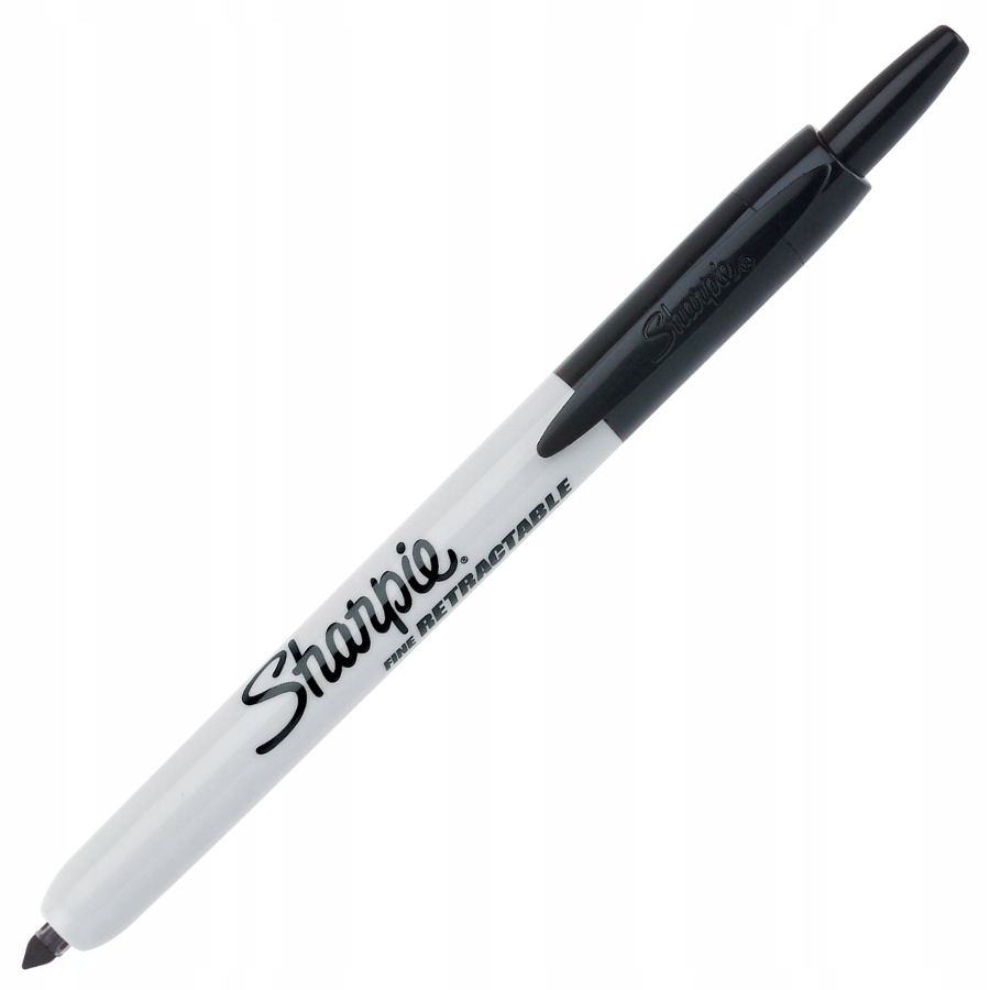 Marker permanentny Sharpie Retractable czarny