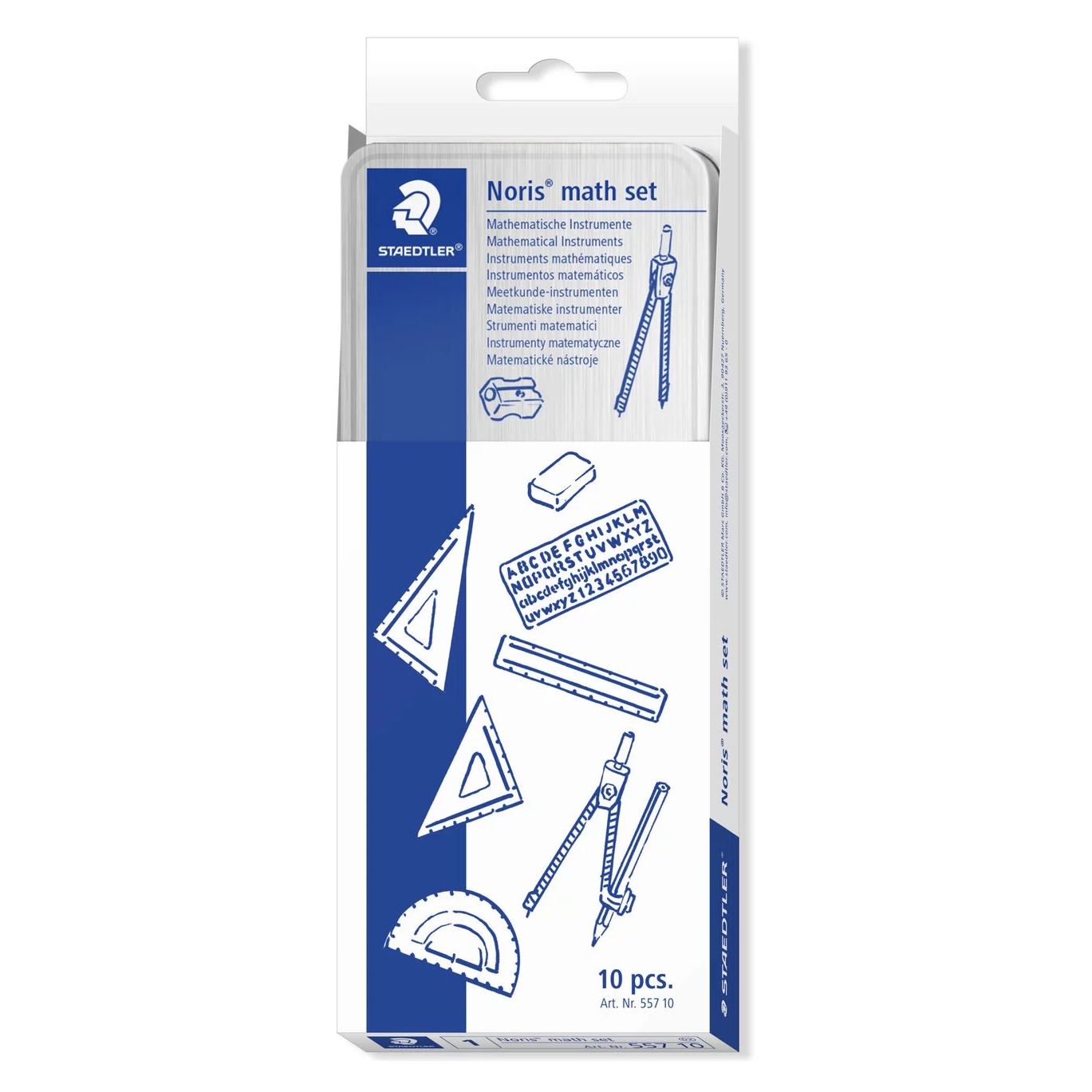 Zestaw geometryczny Staedtler 10 elementów Zestaw geometryczny Staedtler 10 elementów