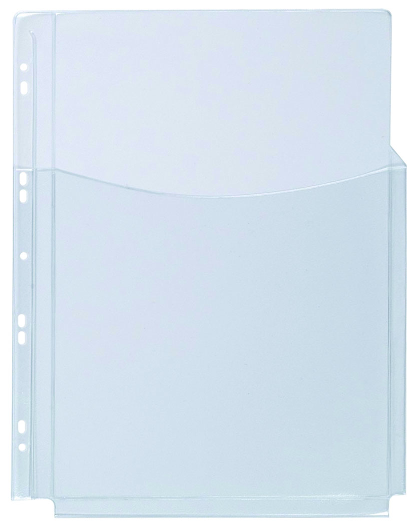 Koszulki na katalogi Q-Connect, pvc, 3/4 A4, krystal, 180 mikr., 5 sztuk