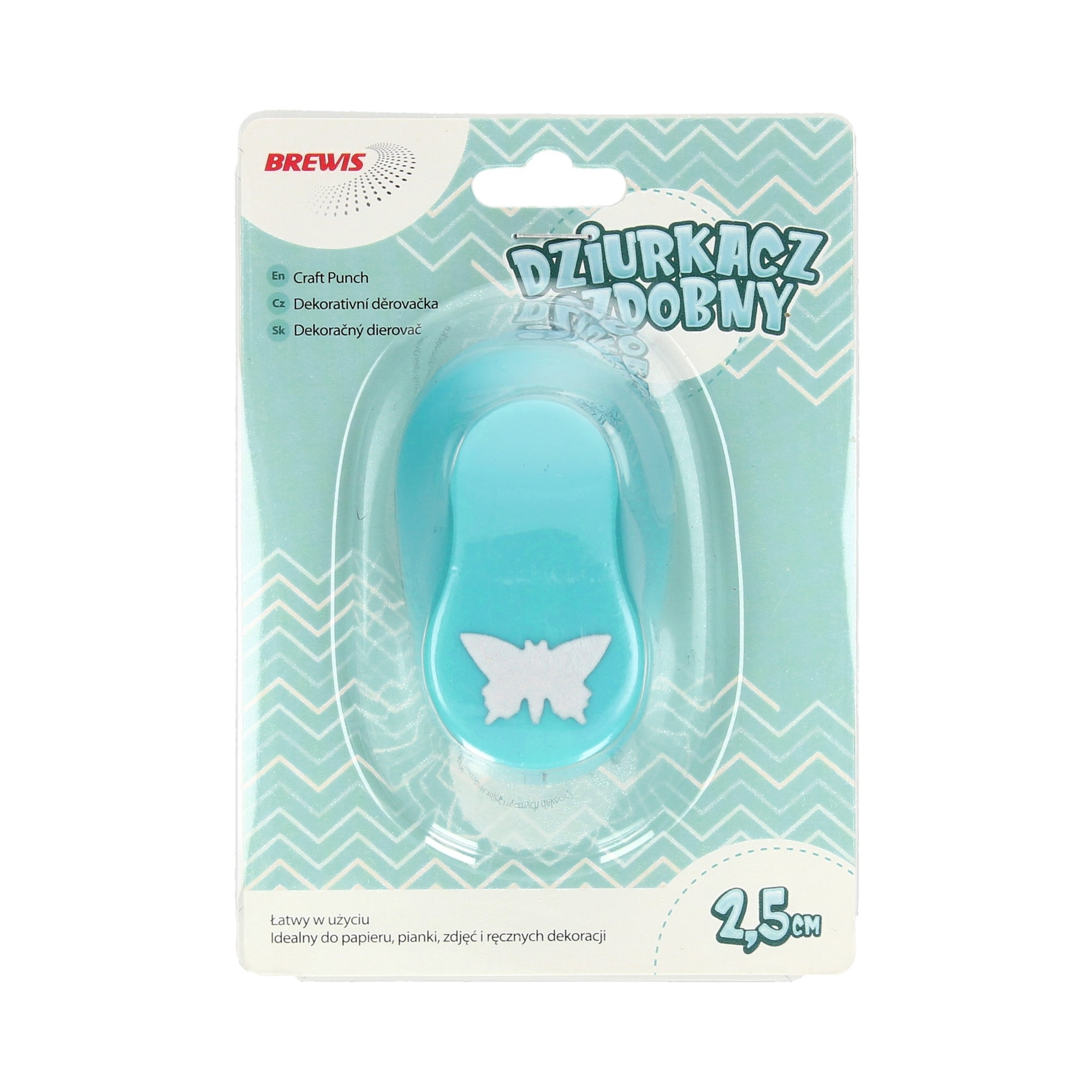 Dziurkacz ozdobny 2,5 cm motylek | eazbiuro.pl | Wybierz mądrze!