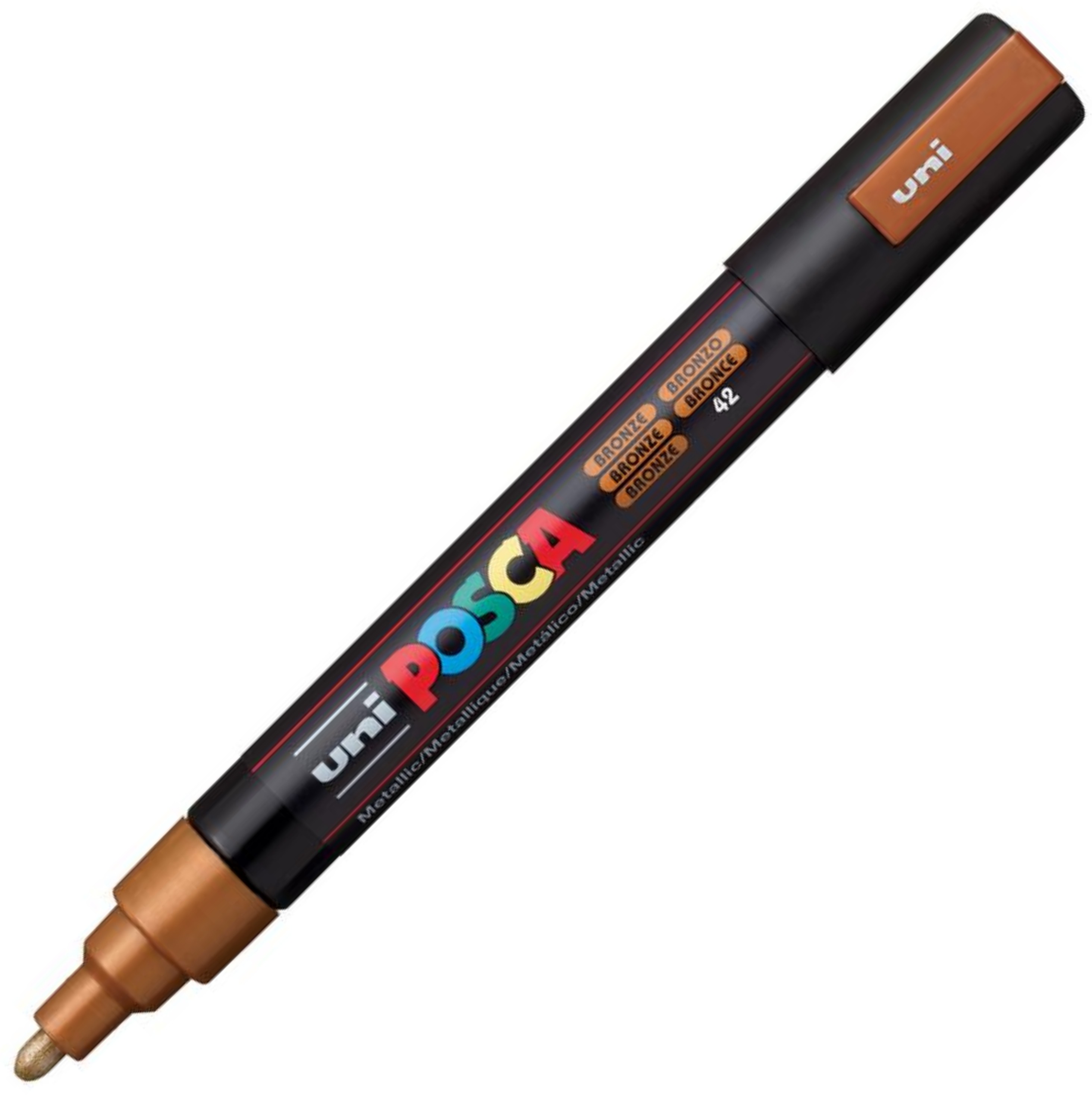 Pc-5 m spiżowy (bronze) marker posca uni | eazbiuro.pl | Kup w sekundę!