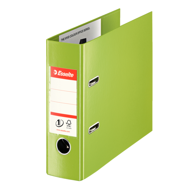 Segregator Esselte no1 bankowy vivida, 75 mm, zielony | eazbiuro.pl | Kup wyjątkowo!