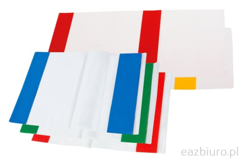Okładka na zeszyt A5 pvc z regulacją zestaw 10 sztuk | eazbiuro.pl | Wybierz i kup!