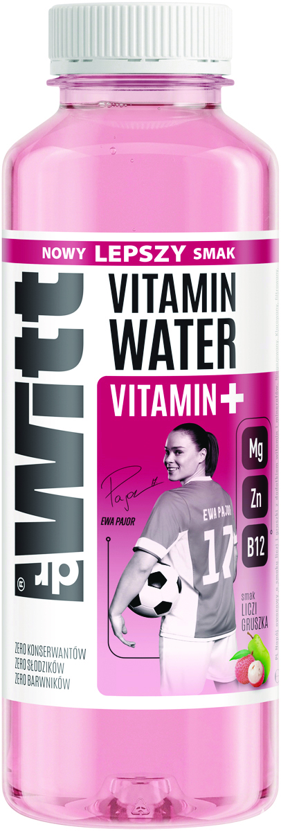 Napój DR WITT Iso Vitamin Water, cynk, liczi-gruszka, 0,55l, kaucja