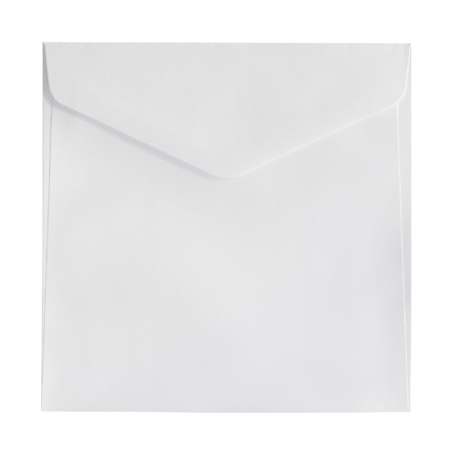 Koperta ozdobna 160x160 mm gładka biała zestaw 10 sztuk. | eazbiuro.pl | Kup z rabatem!