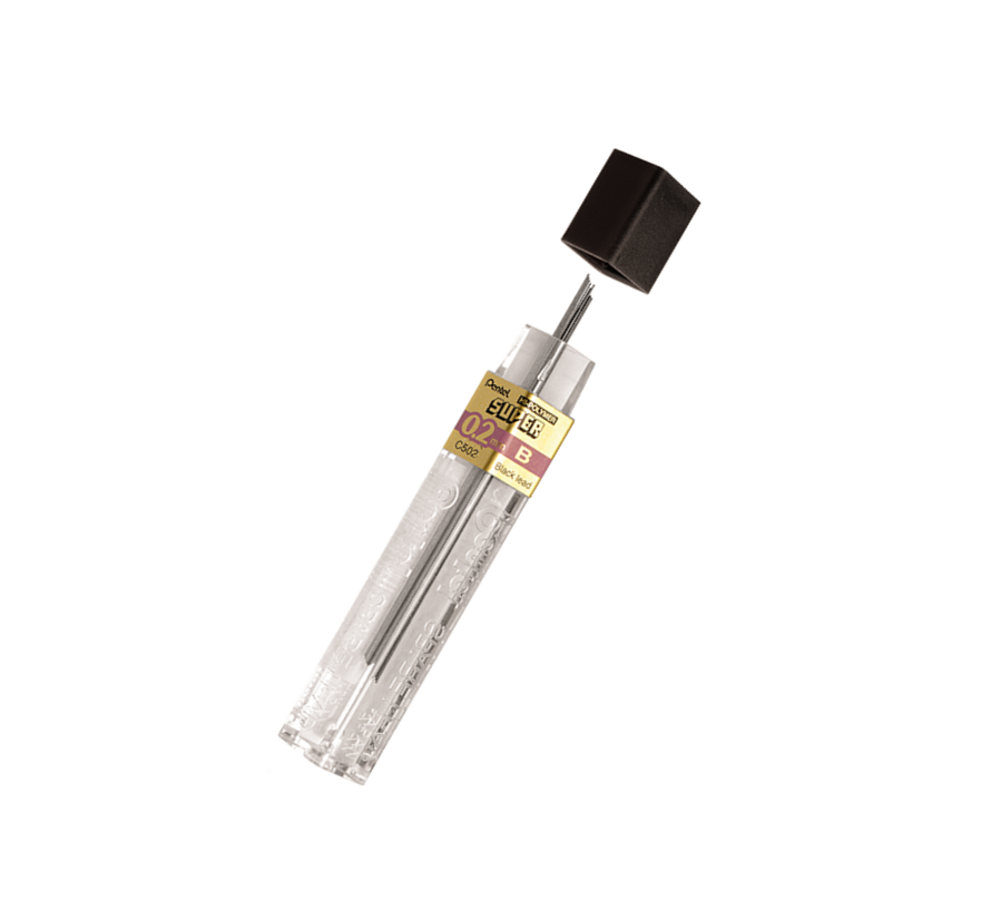 Pentel grafity ołówkowe 0,2mm C502-b Pentel grafity ołówkowe 0,2mm C502-b