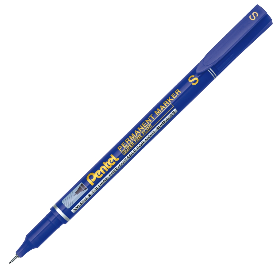 Foliopis Pentel NFS410 z supercienką końcówką niebieski Foliopis Pentel NFS410 z supercienką końcówką niebieski