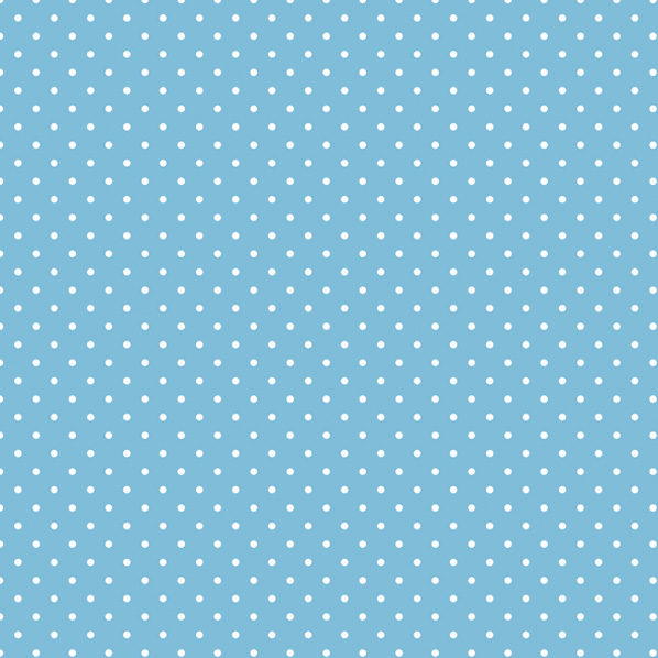 Serwetki Papierowe White Dots on Blue 33 x 33 cm Daisy Lunch napkins