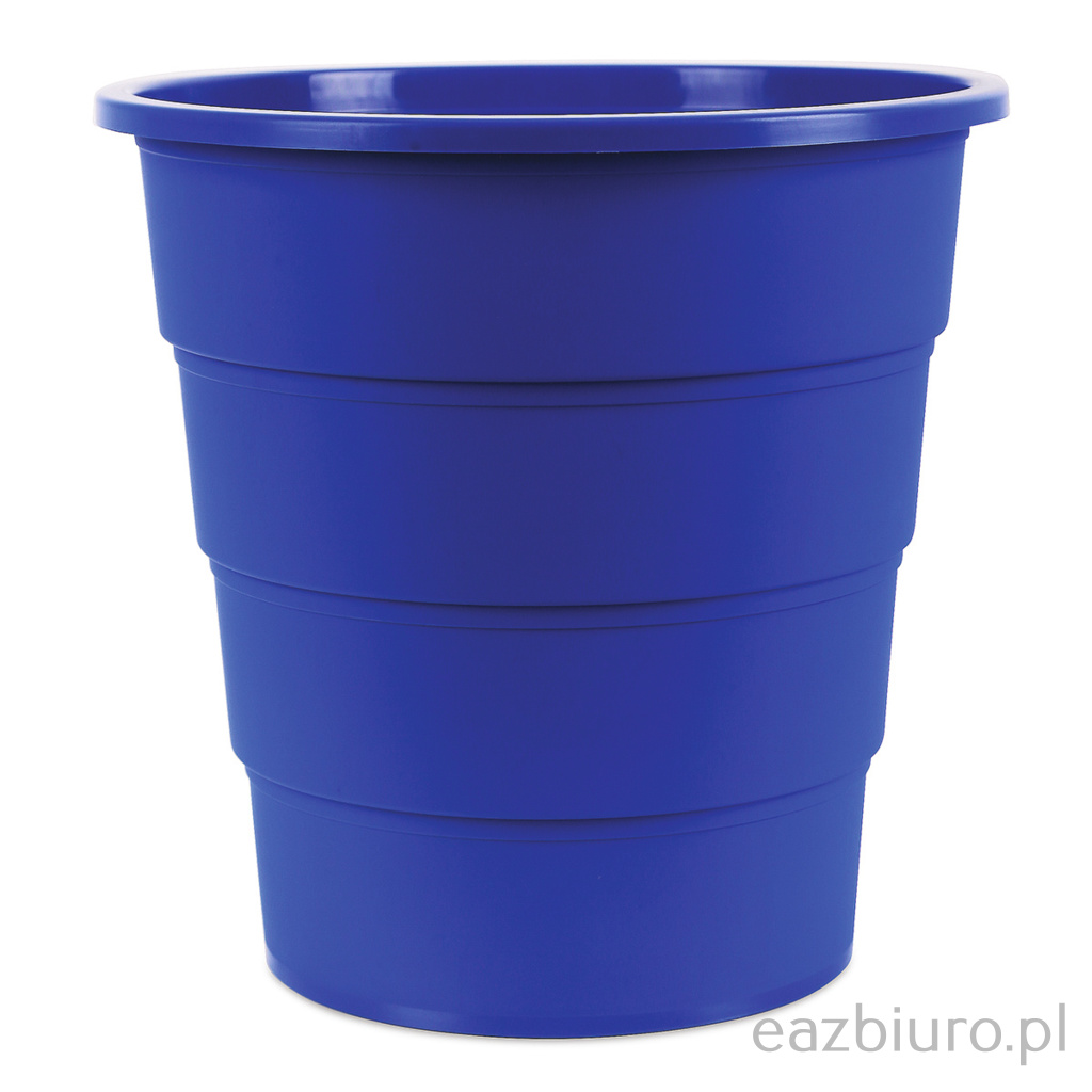Kosz na śmieci Office Products, pełny, 16l, niebieski Kosz na śmieci Office Products, pełny, 16l, niebieski