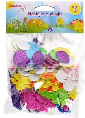 Kreatyw naklejki pve04 wielkanoc z pianki 92 sztuki | eazbiuro.pl | Sprawdź ofertę!