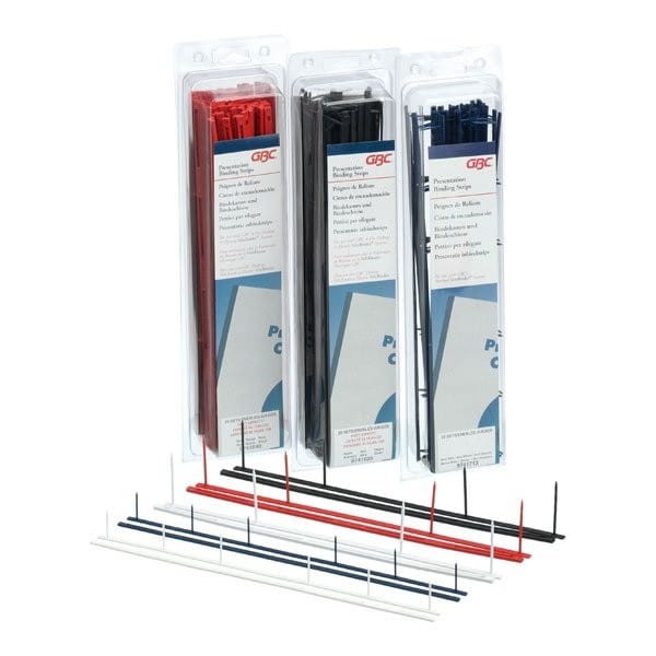 Paski do bindowania GBC velobind, A4, 45 mm, czarne Paski do bindowania GBC velobind, A4, 45 mm, czarne