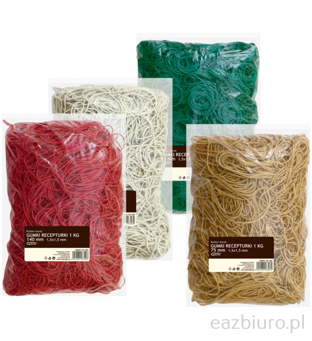 Gumka recepturka Grand 1 kg średnica 75 mm (długość 12 cm) 60% | eazbiuro.pl | Nie przegap!