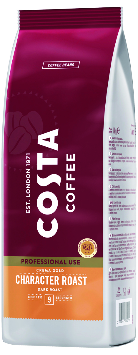Kawa COSTA COFFEE Crema Gold Dark, ziarnista, 1kg
