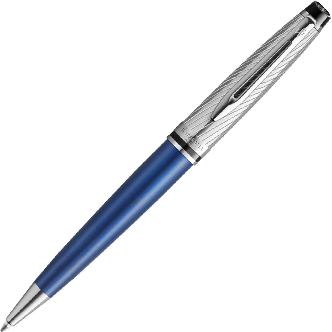 Waterman expert deluxe długopis metalic niebieski