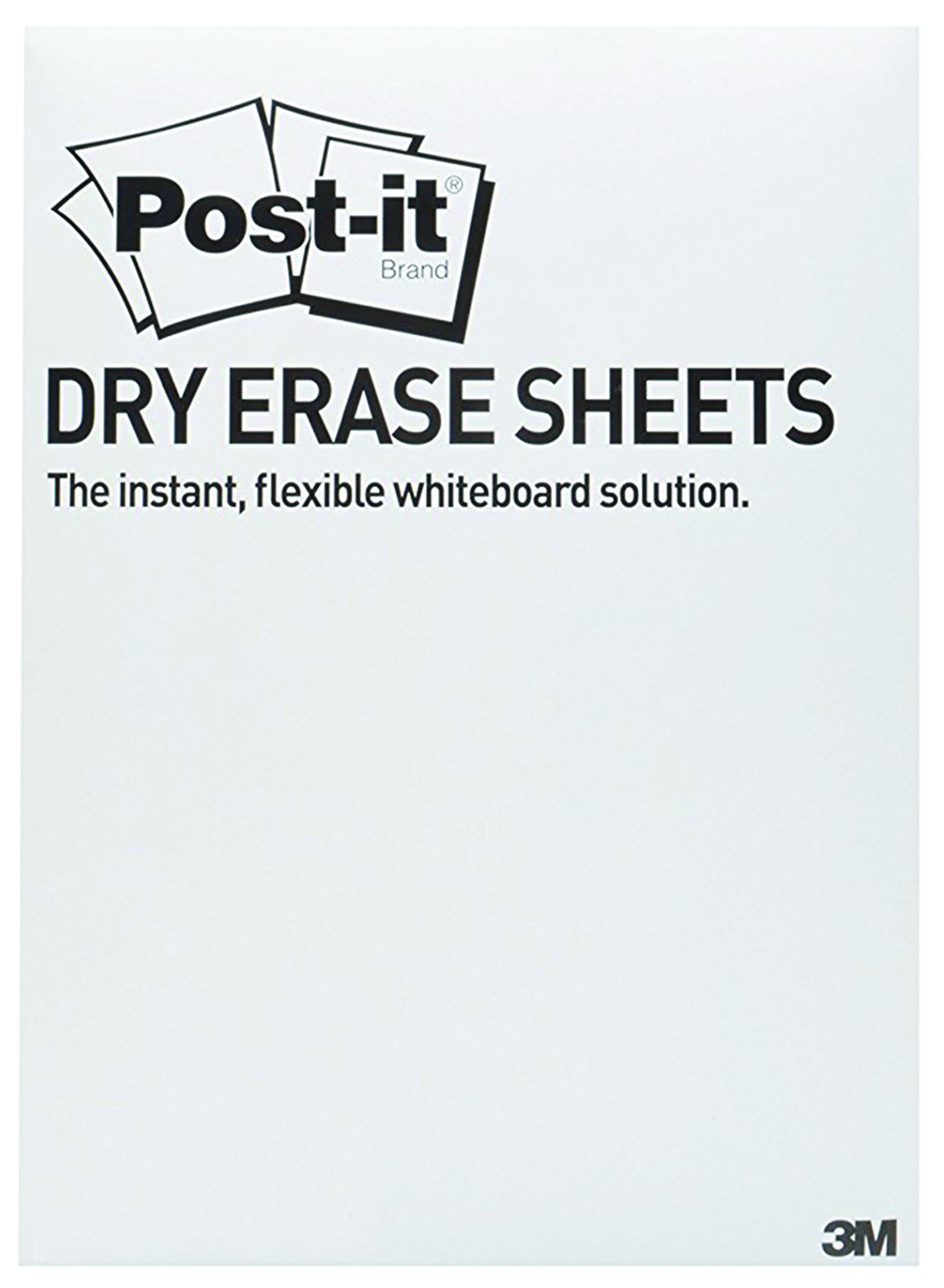 Suchościeralna folia w arkuszach Post-it® dry erase (defpackl-eu), 28x39cm, 15ark., białe Suchościeralna folia w arkuszach Post-it® dry erase (defpackl-eu), 28x39cm, 15ark., białe
