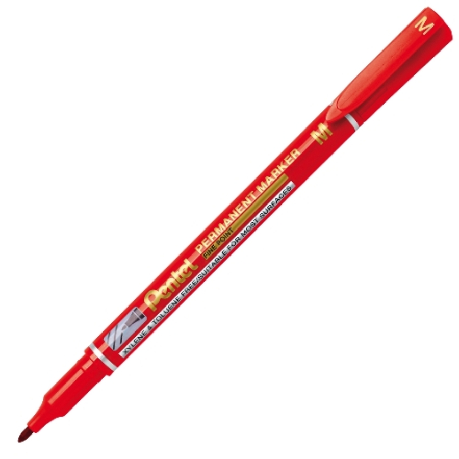 Foliopis Pentel ze średnią końcówką czerwony