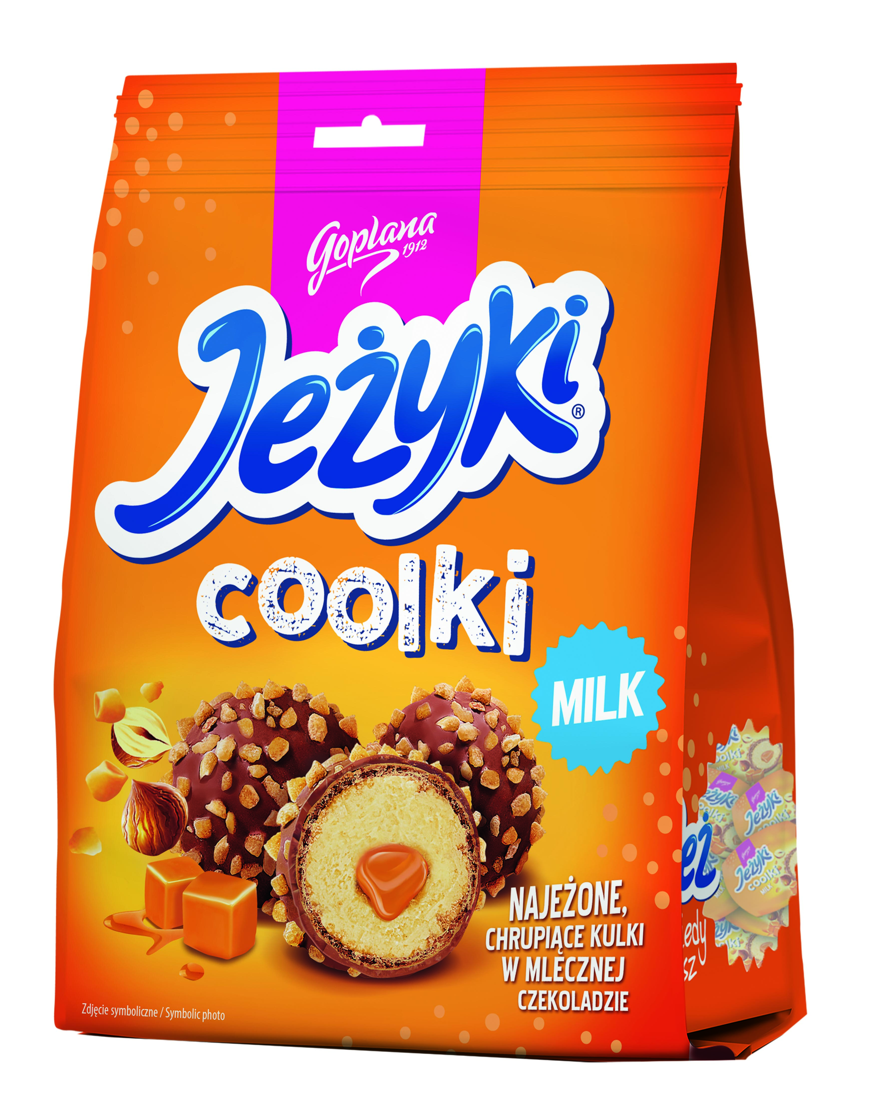 Pralinki jeżyki coolki, milk, 140g