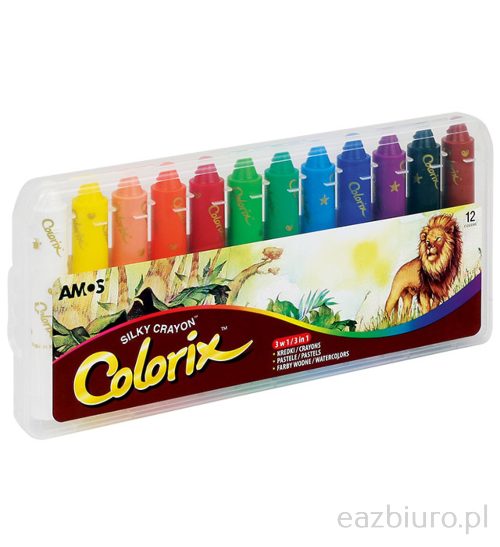 Kredki artystyczne colorix Amos 12 kolorów crx5pc12 | eazbiuro.pl | Odbierz szybko!