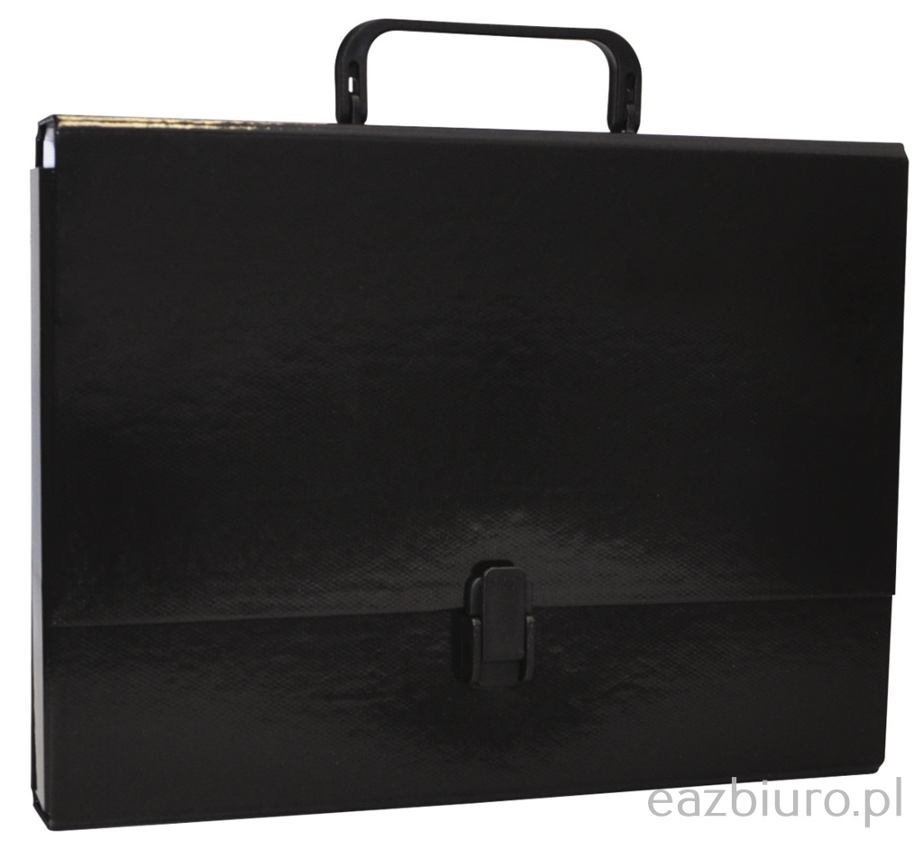 Teczka-pudełko z rączką Office Products pp A4 5 cm czarna | eazbiuro.pl | Wybierz najlepsze!