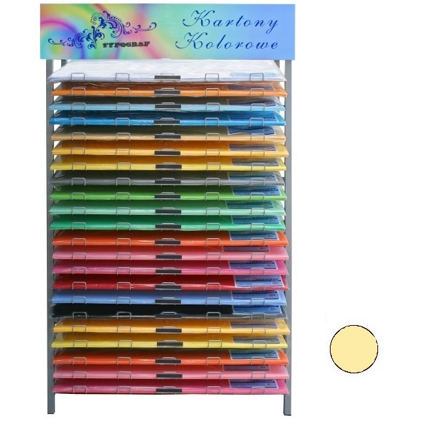 Karton kolorowy Typograf B1 230 g/m2 żółty jasny | eazbiuro.pl | Kup sprytnie!