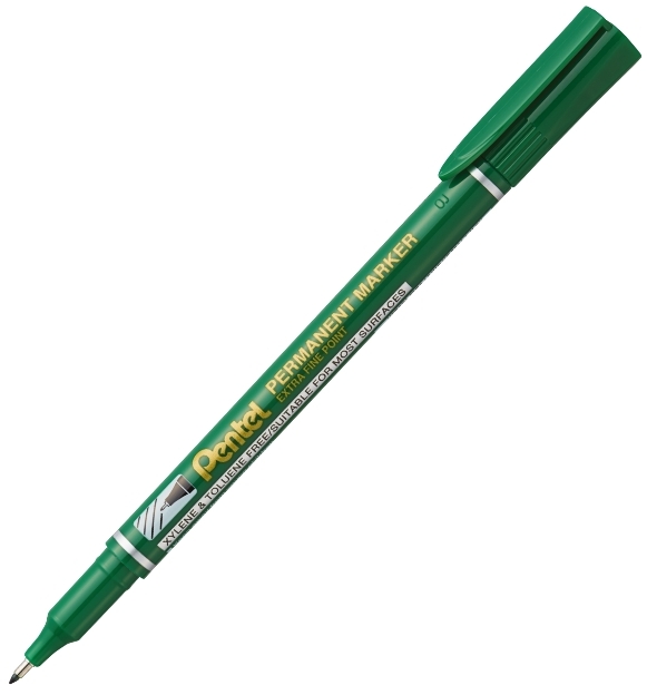 Marker wodoodporny Pentel nf450 zielony