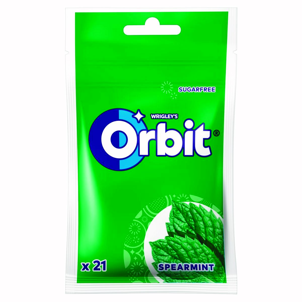 Guma do żucia ORBIT, spearmint, 29g Guma do żucia ORBIT, spearmint, 29g