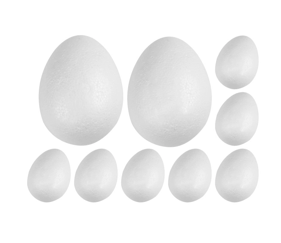 Jajko styropianowe 7 cm zestaw 10 sztuk | eazbiuro.pl | Zamów rozsądnie!