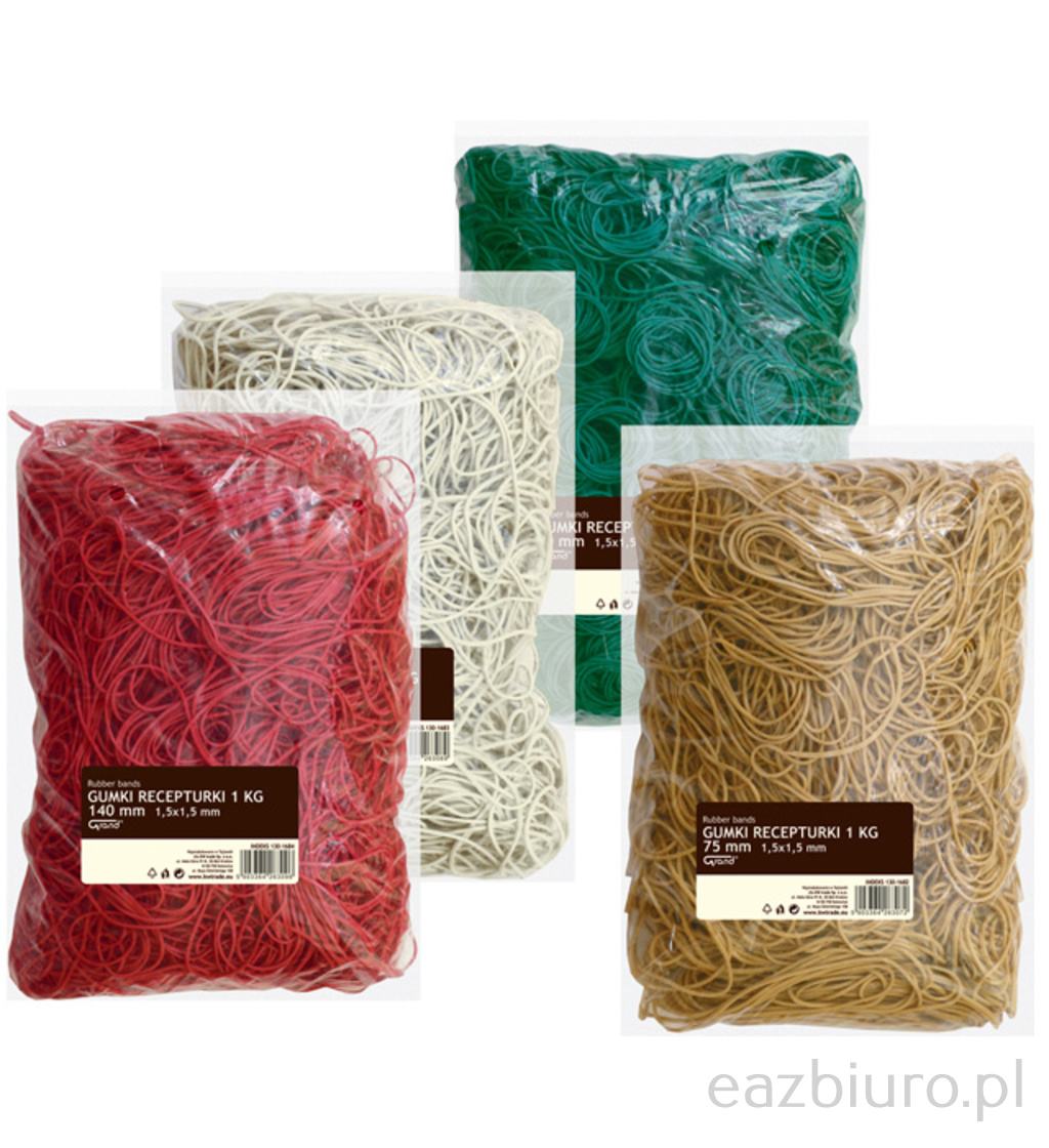 Gumka recepturka Grand 1 kg średninca 50 mm (długość 8 cm) 60% | eazbiuro.pl | Weź zanim zniknie!