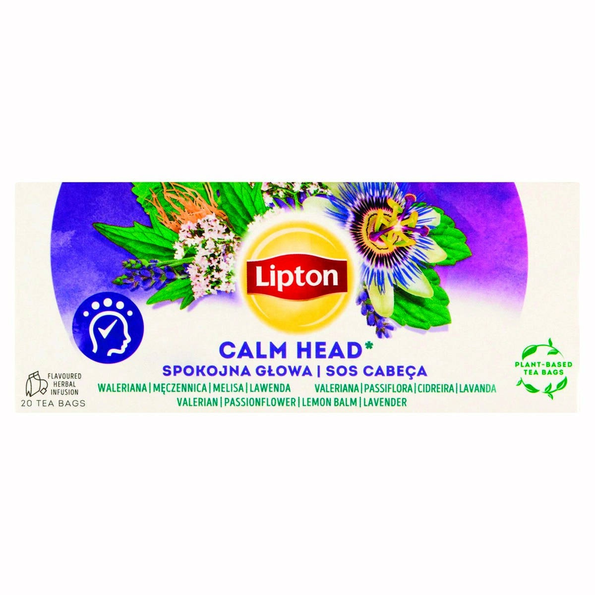 Herbata LIPTON ziołowa, spokojna głowa, 20 torebek Herbata LIPTON ziołowa, spokojna głowa, 20 torebek
