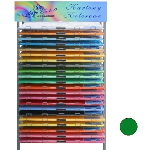 Karton kolorowy Typograf B1 230 g/m2 ciemny zielony | eazbiuro.pl | Skorzystaj z rabatu!